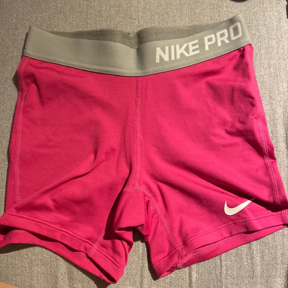 Pink Nike pros. Medium